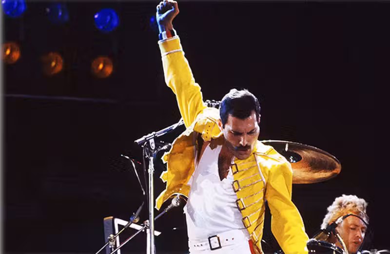 Freddie Mercury 1986 - Wembley - Foto: Suzie Gibbons/Redferns