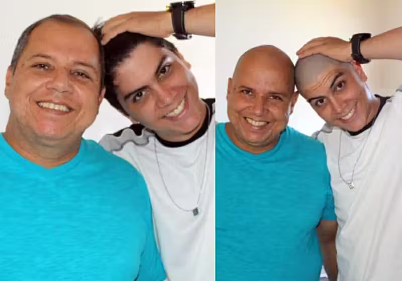 Roney e Matheus - Fotos: arquivo pessoal||
