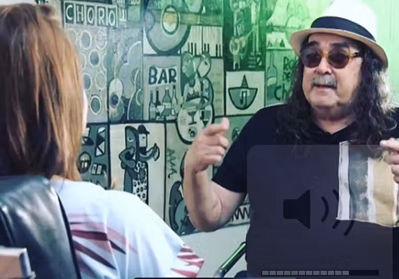 Moraes Moreira no Refrão - Foto: reprodução / Tv Justiça|Moraes Moreira - Foto/arquivo/Dez.2019/ Refrão/TV Justiça