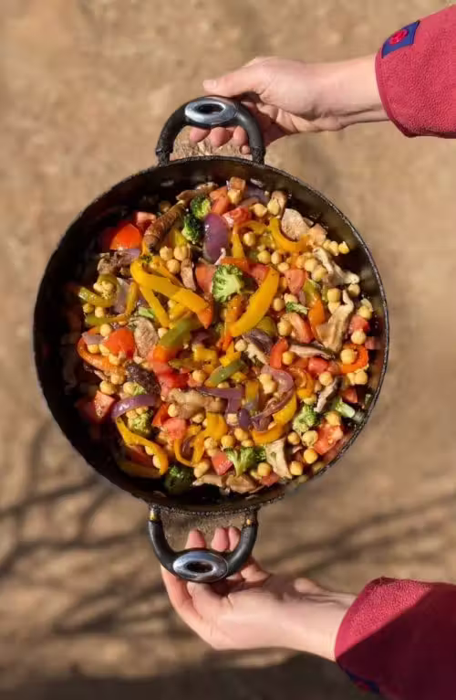 O Dhal pronto, visto do alto - Foto: Santuário Vale da Rainha