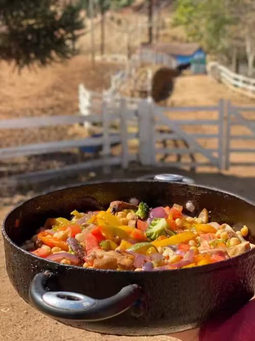 O Dhal pronto para servir - Foto: Santuário Vale da Rainha