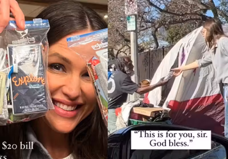 Jennifer Garner disse que a entrega dos Kits de sobrevivência era um Ato Aleatório de Bondade - Foto: reprodução