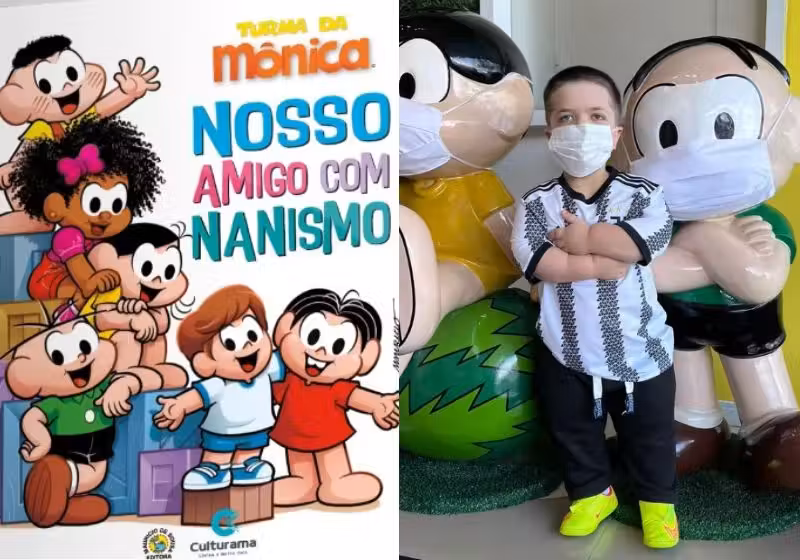 O personagem está no livro "Nosso Amigo com Nanismo" e foi lançado no Dia Nacional do Combate ao Preconceito às Pessoas com Nanismo. Fotos: Reprodução