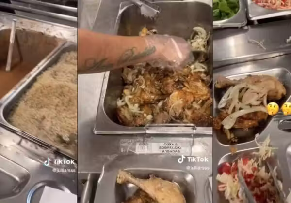 Em outros vídeos do mesmo tema também fazem sucesso, a menina falou como é o caso da produção do café da manhã do RU, que custa R$ 3. - Foto: Reprodução/TikTok Jullia Rodrigues