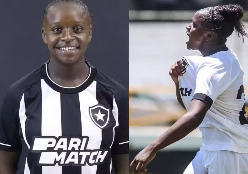 MIga, hoje contratada pelo Botafogo, foi descoberta na Cidade de Deus e vai jogar na Seleção Brasileira Sub-17. - Fotos: Divulgação