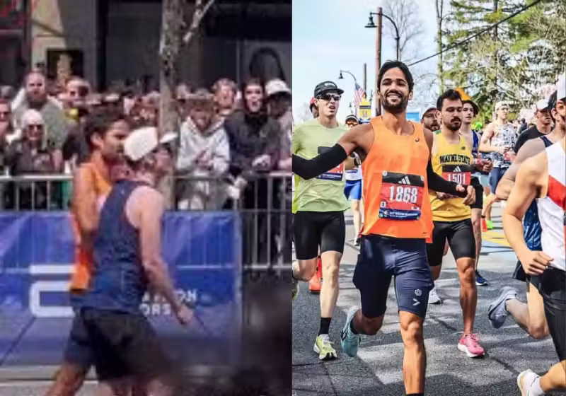 A marca Rexona, que ofereceu o patrocínio ao corredor brasileiro, disse que ao ajudar o adversário na pista na Maratona de Boston, Pedro Arieta, de 34 anos, simbolizou o verdadeiro espírito esportivo da solidariedade e empatia. - Foto: @pedroarieta