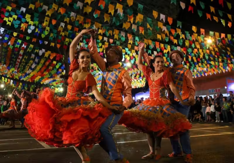 As festas juninas em Brasília começaram agora em maio e vão até agosto. - Foto: Agência Brasília