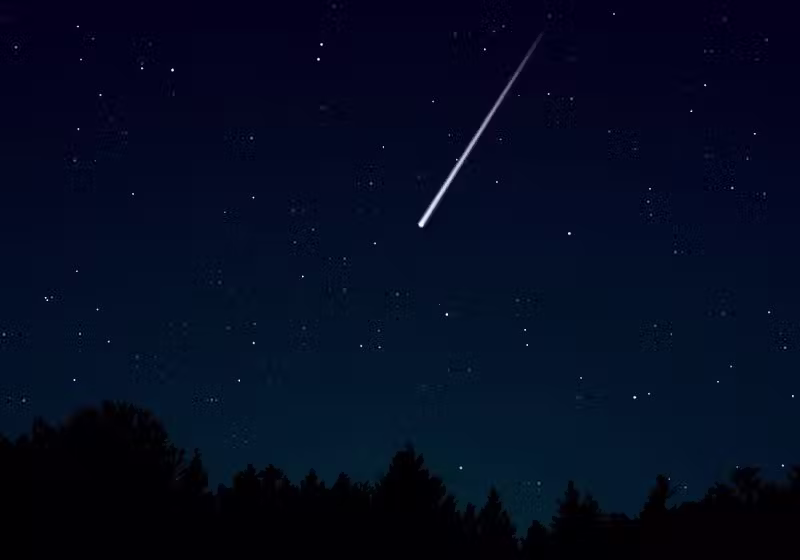 Hoje tem chuva de estrelas cadentes do cometa Halley. Será na madrugada desta segunda (5) para terça (6) de maio. Foto: OpenClipart-Vectors/Pixabay