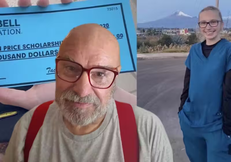 O dono de um restaurante mexicano deu uma bolsa de estudo para uma ex-funcionária fazer faculdade. Crimsyn Price agora poderá correr atrás do sonho de ser médica. - Foto: People Magazine
