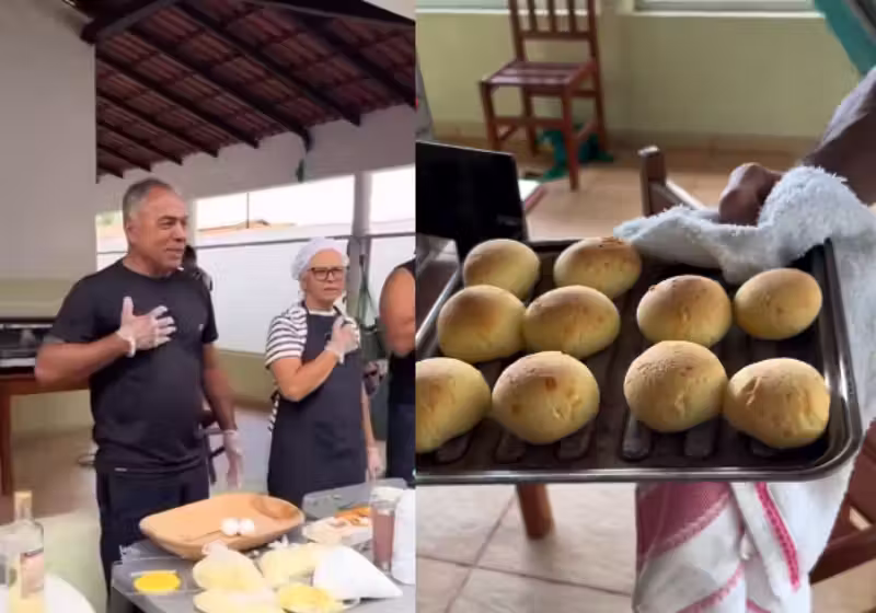 A competição de pão de queijo feita por essa família mineira viralizou nas redes. - Foto: @mateus_melis/Instagram