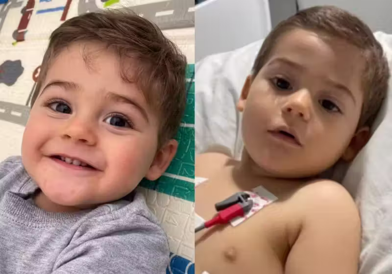 Graças à doação anônima, o menino Dudu vai poder se tratar nos Estados Unidos da doença rara que provoca a morte dos neurônios responsáveis pelos movimentos do corpo.- Fotos: arquivo pessoal