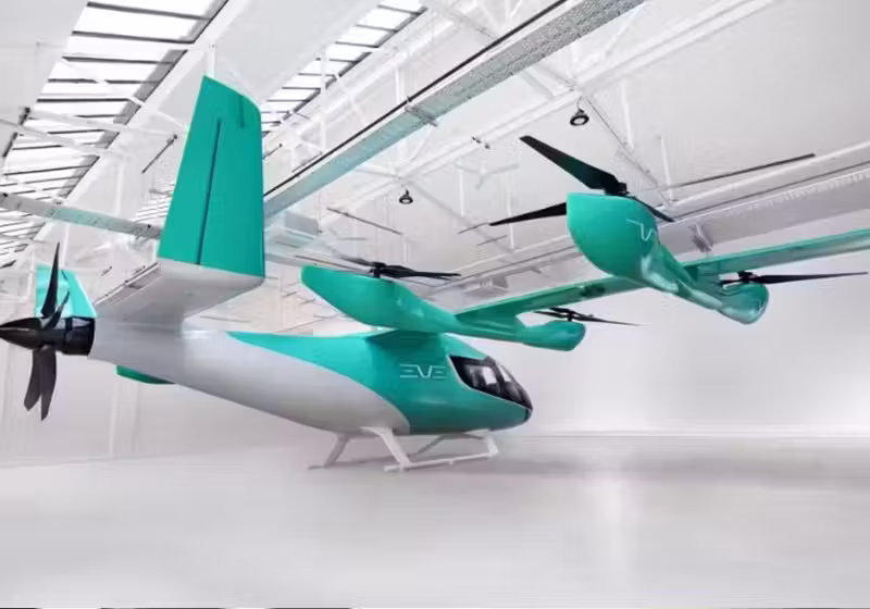 O carro voador da Embraer teve investimentos de R$ 1 bilhão - Foto: divulgação