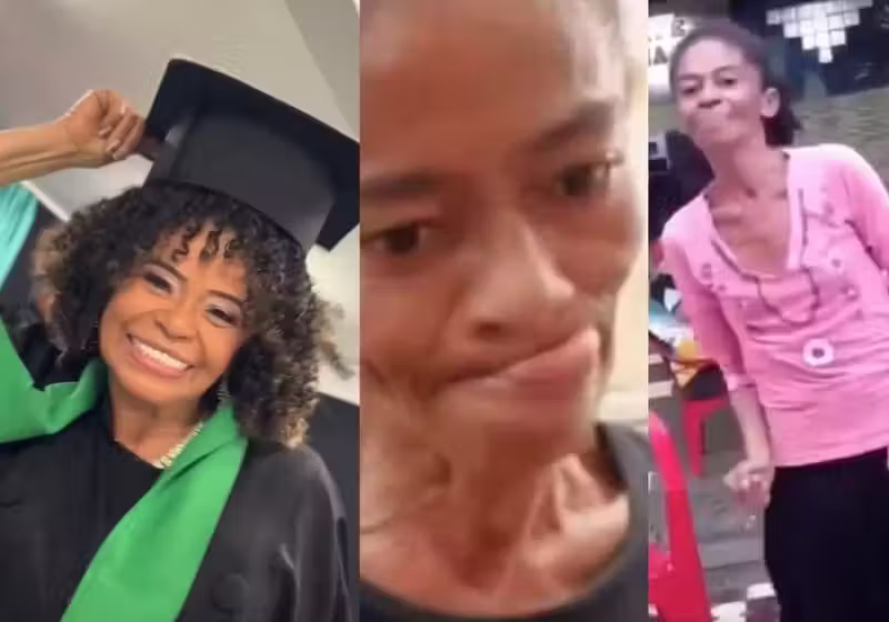 A formatura da Maria Solange, reconhecida por Madona, é uma virada incrível na vida da mulher que largou as drogas, se recuperou e voltou a estudar - Fotos: Parceiros Brilhantes