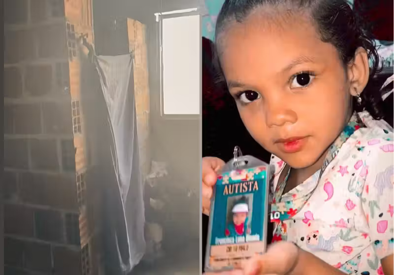 A Liliane é mãe da Luna, uma menina de 6 anos, que é autista e tem crises pela falta de abafadores. - Foto: arquivo pessoal