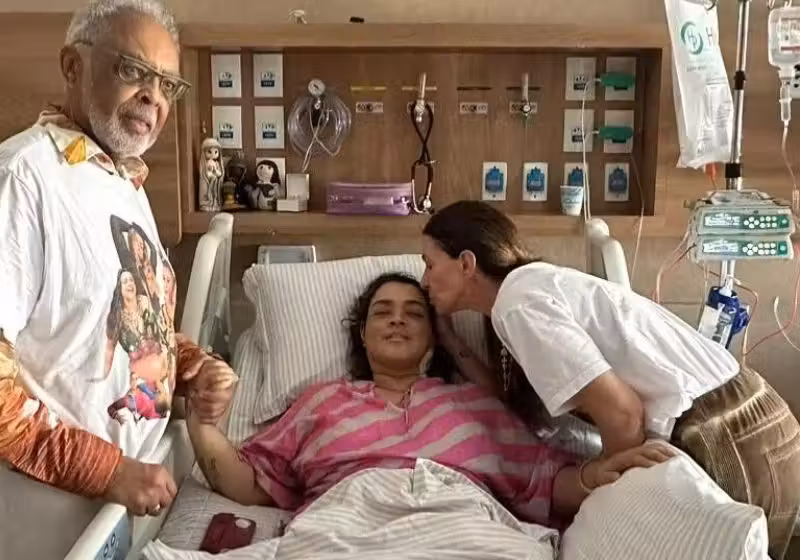 Na UTI, Gilberto Gil ensinou Preta Gil a ter menos medo da morte. - Foto: Instagram