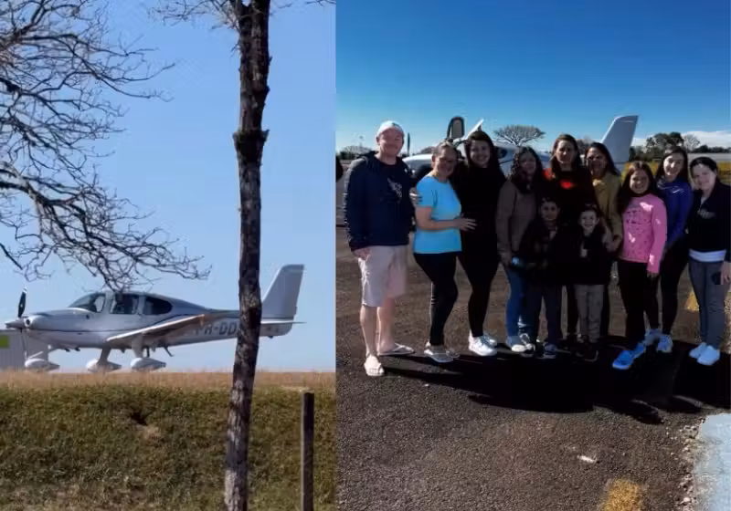 O empresário disponibilizou um avião para ajudar a funcionária e a família dela após a perda do filho. - Foto: reprodução redes sociais