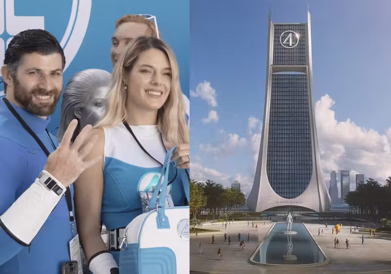 O filme Quarteto Fantástico estreou mundialmente e um dos cenários do filme foi inspirado nas obras do brasileiro Oscar Niemeyer - Foto: divulgação