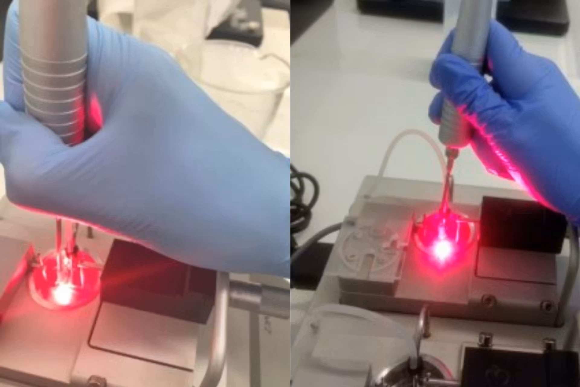 O estudo que descobriu que a aplicação de laser na região abdominal é capaz de combater a hipertensão provocada pela menopausa, foi feito por pesquisadores de São Paulo. - - Fotos: Luis Henrique Oliveira de Moraes / Tereza Cristina Buzinari