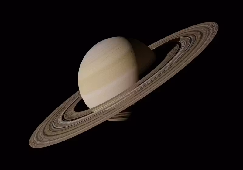 Agosto terá um espetáculo projetado há 15 anos, que mostrará toda a beleza de Saturno - Foto: Canva