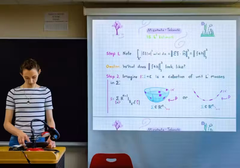 Garota Rejeitada Por 6 Universidades Resolve Problema De Matemática Há 40 Anos Sem Solução 2 A garota conseguiu resolver a conjectura de Mizohata-Takeuch, um problema de matemática antigo, que estava sem solução desde os anos 80 - Valerie Plesch/Quanta Magazine