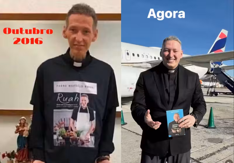 Padre Marcelo Rossi mostrou como superou a depressão e segue inspirando seguidores e fie