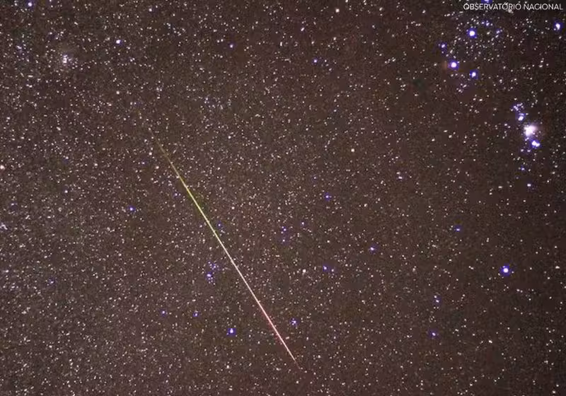 Notícia boa para quem perdeu a chuva de estrelas cadentes. Esta noite ainda dará pra ver a a chuva de meteoros Orionídeas em todo o Brasil. - Foto: Aboservatório Nacional