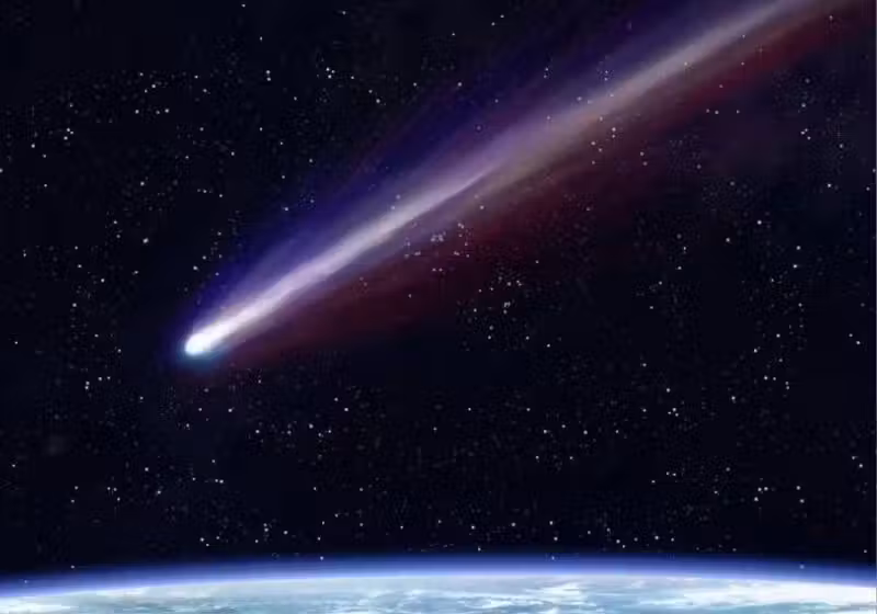 O cometa Lemmon poderá ser visto no brasil neste sábado, 25 de outubro. Aproveite porque ele só vai passar de novo daqui a 1,3 mil anos. - Foto: : depositphotos.com / paulfleet