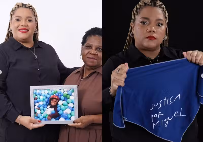 Mirtes, mãe do menino Miguel Otávio, se forma em Direito e quer fazer justiça para outras famílias. O garoto morreu ao cair de um prédio no Recife em 2020. - Fotos: reprodução/Instagram