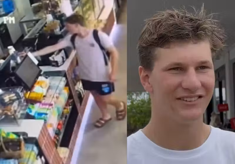 Josh, o adolescente honesto encontra US$ 3 mil em dinheiro num posto de gasolina, devolve e ganha US$ 10 mil de recompensa em vaquinha na Austrália. - Fotos: GoFundme/Coastal Demolitions