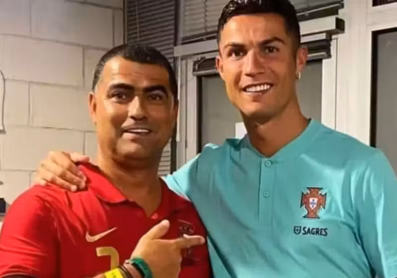 O jogador Cristiano Ronaldo fez uma promessa de ajuda o irmão dele, que tinha dependência alcóolica - Foto: reprodução redes sociais