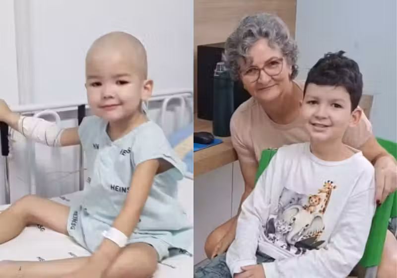 Lorenzzo foi o primeiro menino brasileiro a fazer o tratamento Car-T-Cell contra o câncer. Ele está livre da doença há 1 ano. - Foto: arquivo pessoal