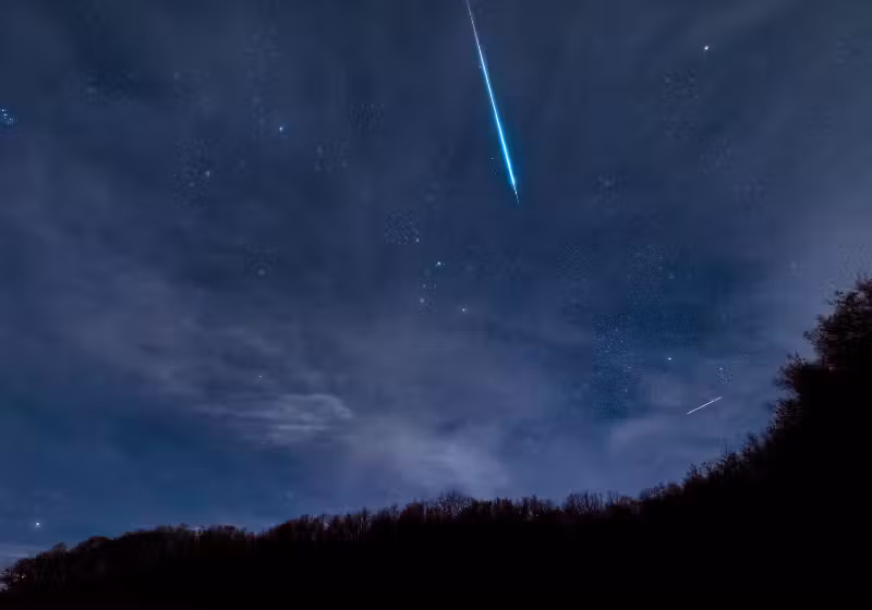Uma chuva de meteoros Leônidas vai deixar o céu do Brasil mais brilhoso neste final de semana - Foto: Canva