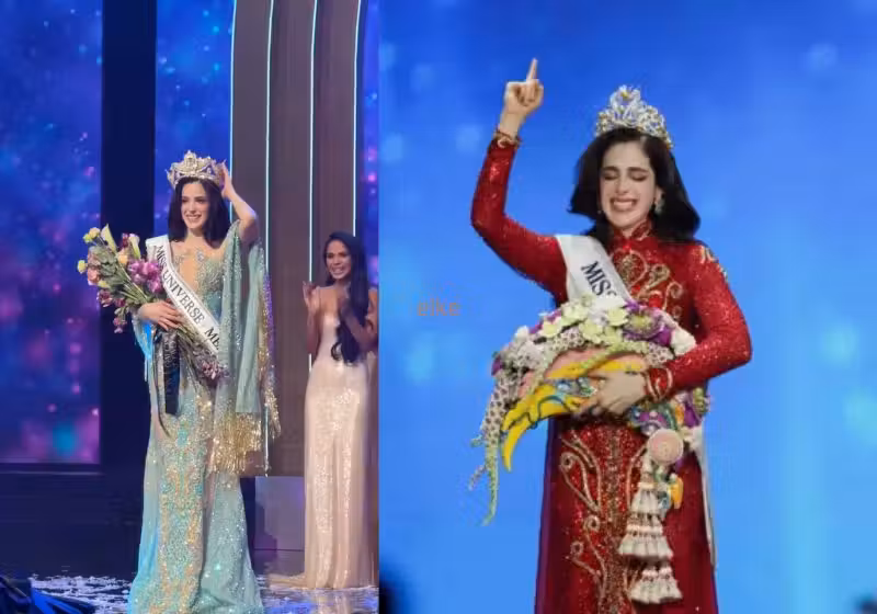 A Miss México, Fatima Bosch, foi coroada Miss Universo 2025, na Tailândia, após ter sido humilhada e chamada de burra pelo diretor do evento. - Fotos: reprodução/Instagram