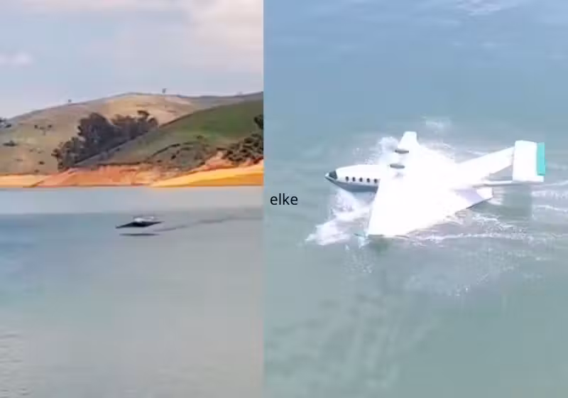 Volitan, barco voador brasileiro, tem 18 metros, autonomia de 500 km, transporta 10 passageiros e reduz em 70% o tempo de viagem na Amazônia - Fotos: reprodução/AeroRiver