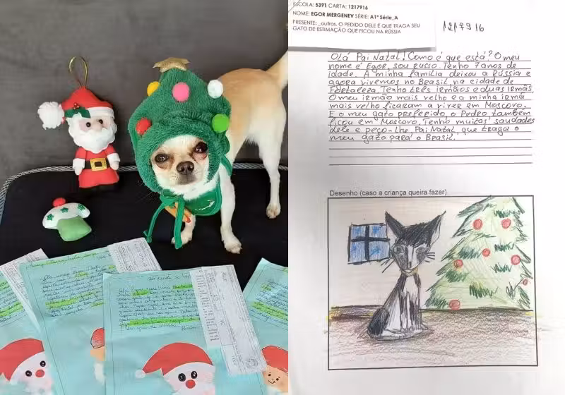 Das 250 mil cartinhas que a campanha Papai Noel dos Correios recebeu até agora, apenas 107 mil conseguiram um padrinho. Bora ajudar! - Fotos: reprodução/BlogDosCorreios