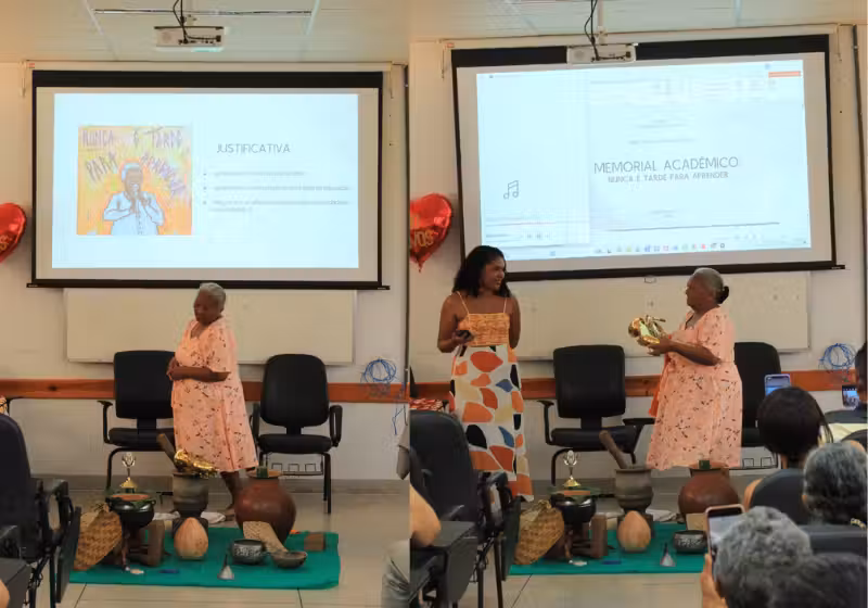 A idosa usou a própria história como inspiração para escrever o TCC. Ela foi aprovada com louvor - Foto: UFNT