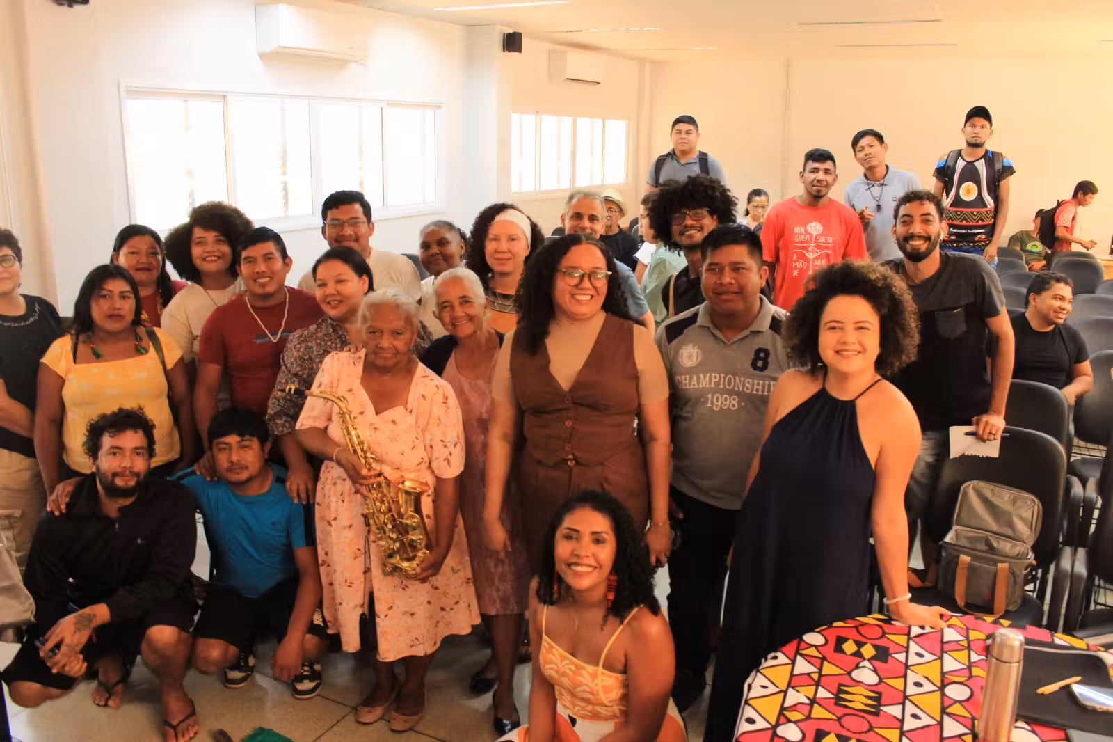 Dona Maria emocionou toda equipe presente - Foto: UFNT