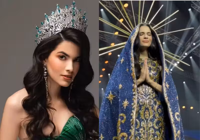 A miss Brasil 2025, Maria Gabriela Lacerda, afirmou que tem vontade de se tornar freira - Fotos: redes sociais