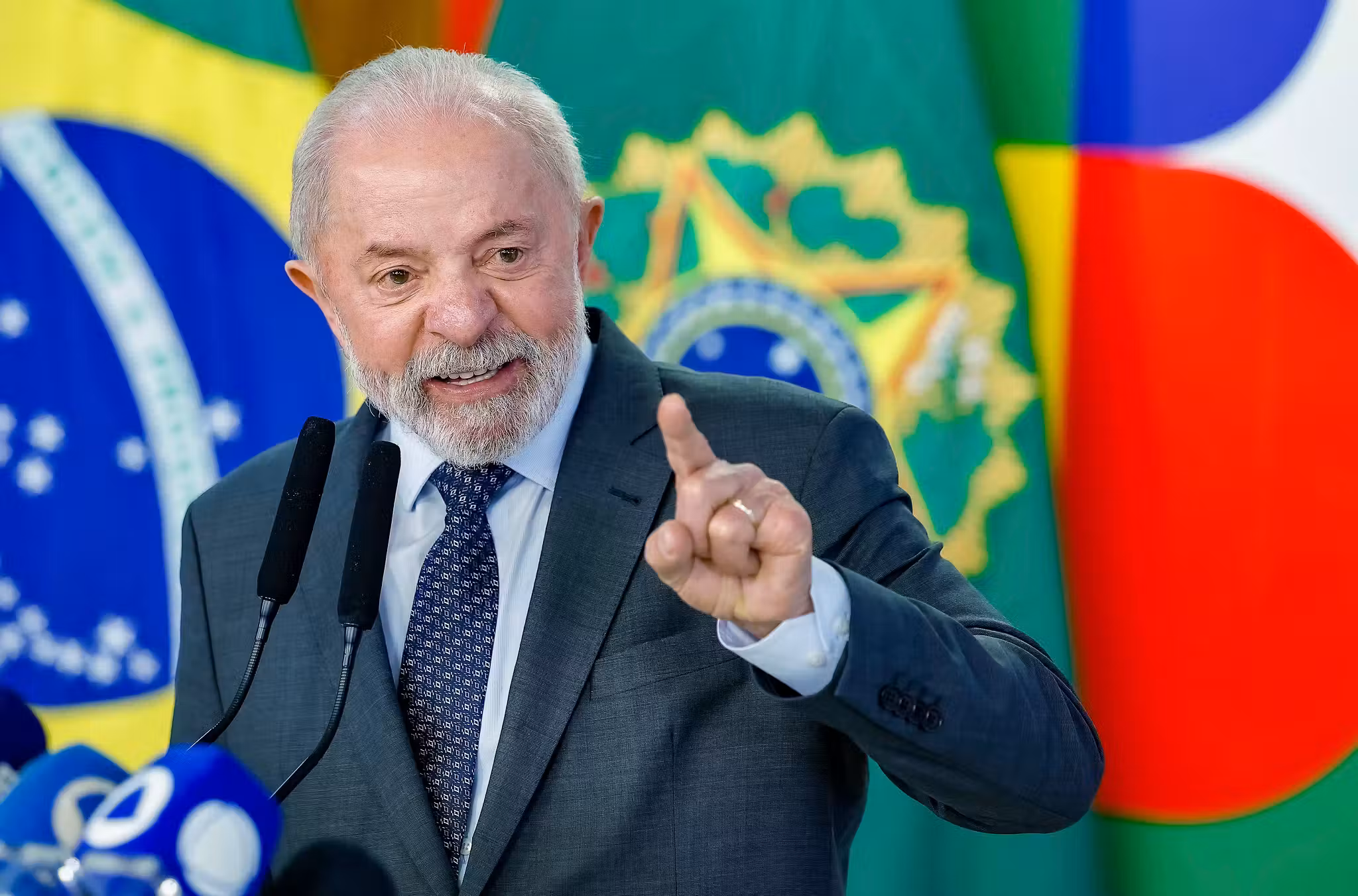 Lula comemorou a assinatura do acordo - Foto: reprodução