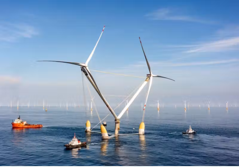 Uma empresa chinesa criou uma turbina eólica que causa menos impacto ambiental - Foto: Ming Yang Smart Energy