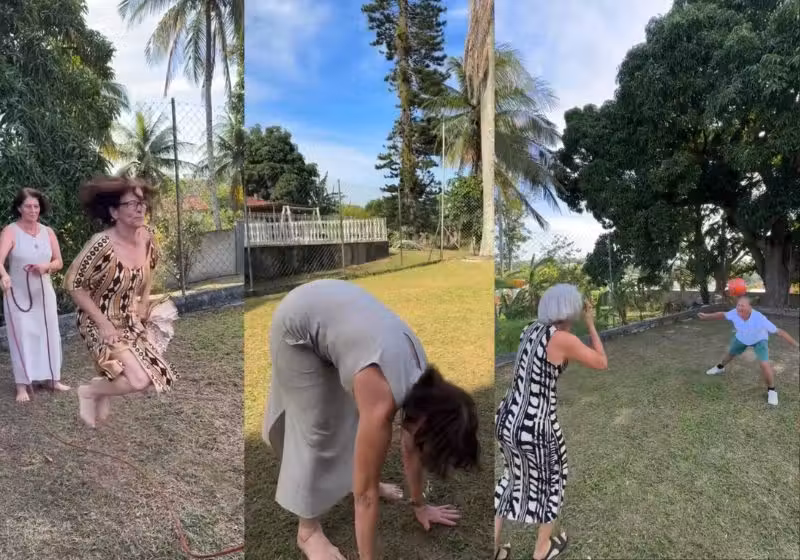 Esses irmãos idosos do Rio têm DNA de adolescente. É impossível o que esses vovôs e vovós, de 67 a 79 anos, fazem com o corpo. - Fotos: reprodução/Instagram