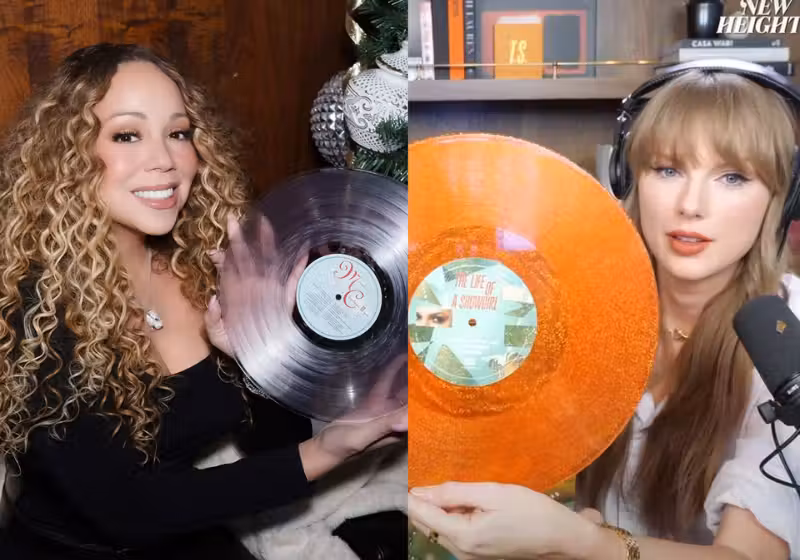 Com a chegada de dezembro e das festas natalinas, Mariah Carey supera Taylor Swift no straming - Foto: reprodução