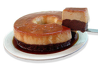 Bolo pudim, receita especial para dias especiais. Reprodução: Internet 