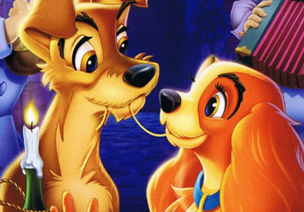 beijo dama vagabundo