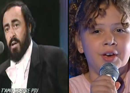 Suposta neta de Pavarotti sucesso na internet S Not cia Boa