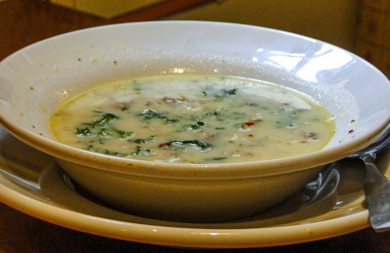 Tradicional Zuppa Toscana do Olive Garden