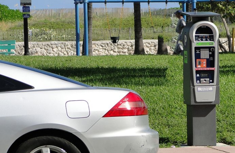 Em Miami, você vai ter que se acostumar com esta máquina