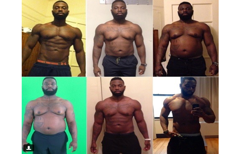 O caminho para engordar e depois para emagrecer do americano | Reprodução/Instagram(bodybyadonis)