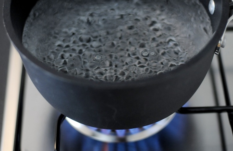 Esquente a água. Foto: Mashew.com