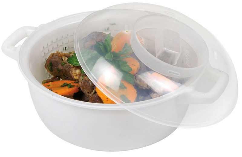 Vasilha usada para cozinhar usando o microondas.